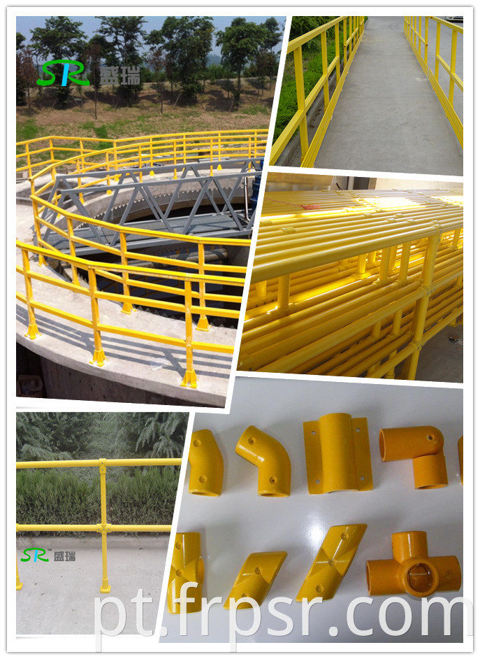 Hot Selling Fiberglass FRP GFRP Handrail Railing